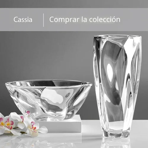 Vista 4 de Mikasa Jarrón de cristal Cassia, 12 pulgadas