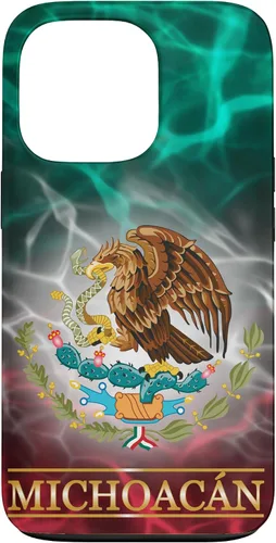 Vista 10 de Funda para iPhone 17 con la bandera de México de Michoacán - Orgullosa de las raíces mexicanas