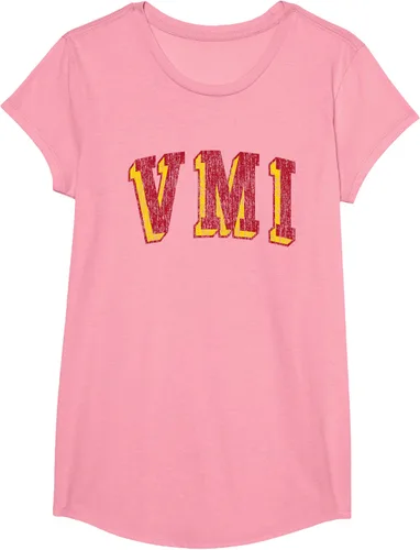 Vista 18 de VMI Keydets Retro Arch Camiseta, Negro