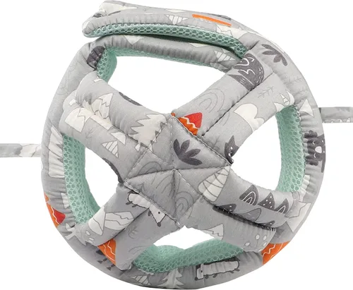 Vista 5 de Casco para caminar para niños pequeños, protector de cabeza para bebé que camina, sin golpes, sombrero protector de cabeza protector para la cabeza