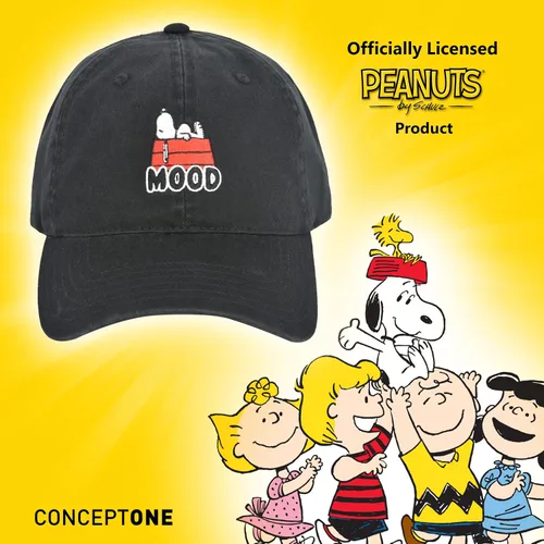 Vista 7 de Concept One Peanuts Snoopy Dad Hat Adult Adjustable Baseball Cap with Curved Brim