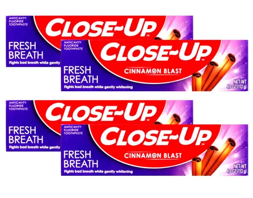 Vista 7 de Close-Up Pasta de dientes con flúor, gel rojo refrescante 4 oz