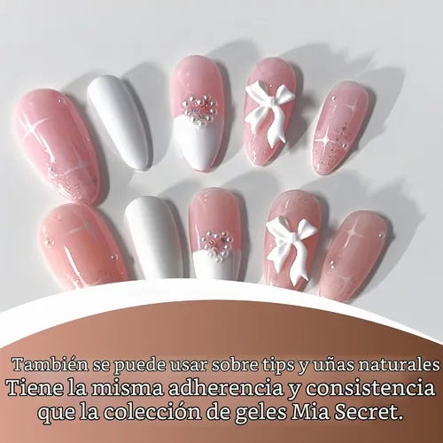 Vista 5 de Mia Secret Professional Nail System Bio Builder Gel Polish - 0.5 onzas líquidas (cubierta nude)