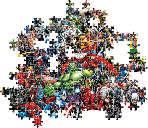 Vista 4 de Puzzle 1000 PZAS. Marvel Imposible