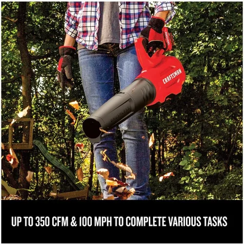 Vista 5 de CRAFTSMAN V20 Kit Combinado de Cortadora de Hilo y Soplador de Hojas, Inalámbrico (CMCK297M1)