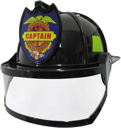Vista 7 de Nicky Bigs Novelties Morph - Disfraz de bombero duro, casco de bombero duro, accesorios de bombero, ajustable