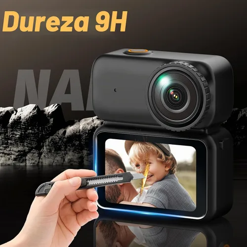 Vista 5 de AMAZEAR Protector de lente y pantalla para accesorios DJI Osmo Nano/Xtra Atto, 6 unidades HD de protección completa Nano vidrio templado 9H Multi