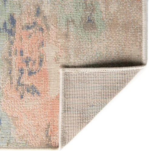 Vista 4 de Unique Loom Lotus Collection - Alfombra rectangular (2 x 3 pies 1 pulgada, rectangular, multicolor y marfil)