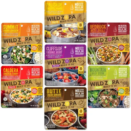 Vista 9 de Comida preparada paleo Wild Zora (porción individual)