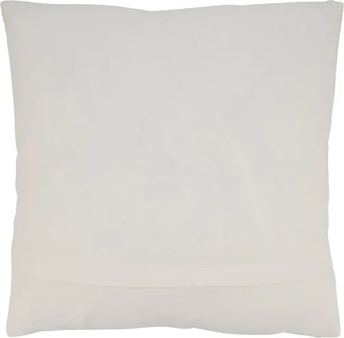 Vista 2 de SARO LIFESTYLE Funda de almohada clásica con diseño de rayas, natural, 20 pulgadas