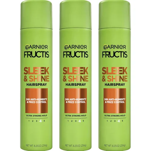 Vista 14 de Fijador de cabello Garnier Fructis Style antihumedad, liso y brillante, de 8.25 onzas