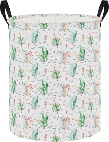 Vista 28 de NTAOHAMPER - Cesta de lavandería, cesta de ropa, caja de almacenamiento impermeable para el dormitorio, cesta organizadora de ropa, caja para Animal