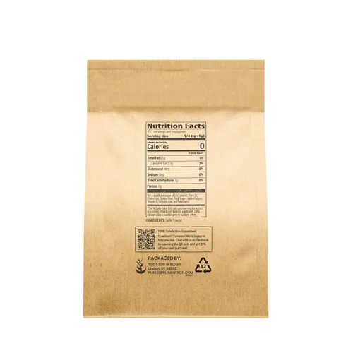 Vista 2 de Pure Original Ingredients Paquete de ajo en polvo, granos de pimienta negra y pimentón ahumado (1 libra), especias, ingredientes sabrosos