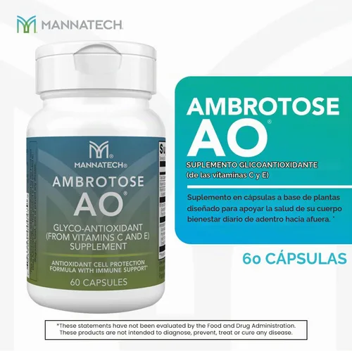Vista 3 de Mannatech - Ambrotosa AO® - 60 Cápsulas