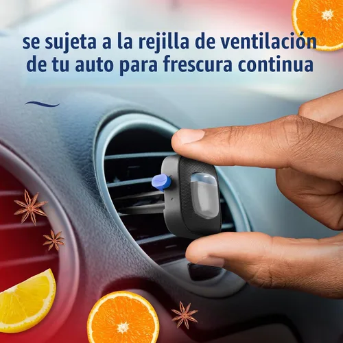 Vista 5 de Febreze Old Spice - Clip de ventilación aromatizante para automóvil, 0.07 onzas, paquete de 4