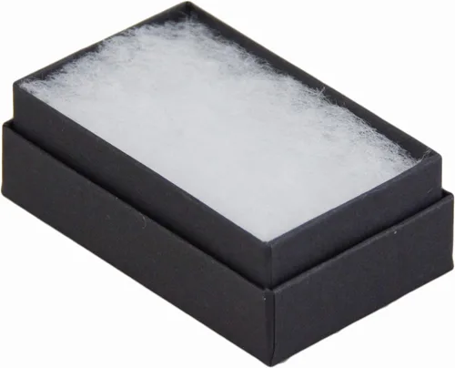 Vista 2 de JPB - Joyero relleno de algodón negro mate #21 (caja de 100) de 2.5 x 1.5 pulgadas