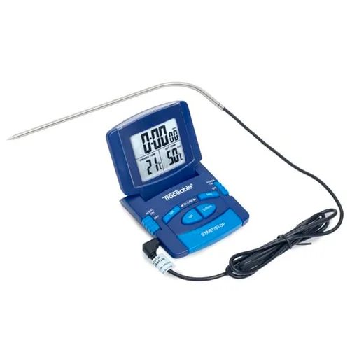 Vista 2 de Traceable Termómetro/temporizador de alarma con sonda de acero inoxidable
