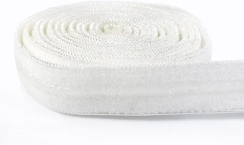 Vista 12 de Yalulu Banda elástica antideslizante de 20 yardas, banda de lencería de silicona elástica de 0.39 pulgadas (beige)