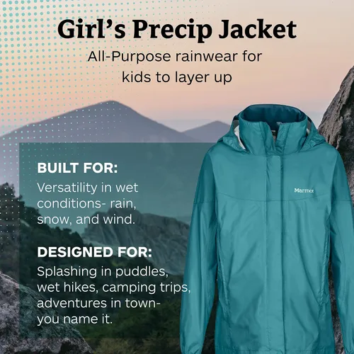 Vista 2 de Marmot PreCip - Chaqueta impermeable ligera para mujer para la lluvia