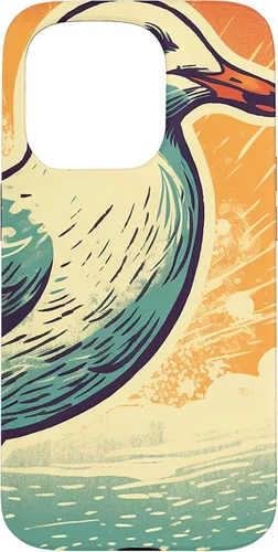Vista 14 de iPhone 16 Retro Seagull Case