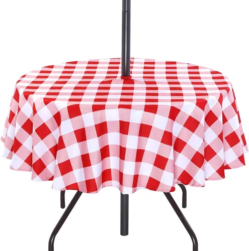 Vista 12 de Poise3EHome - Mantel impermeable antiderrames para exteriores e interiores, para camping, picnic, té de la tarde, asados, flores