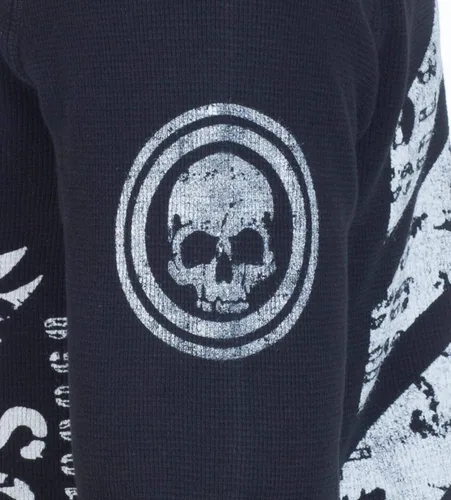 Vista 7 de Archaic by Affliction - Camisa térmica de manga larga para hombre, Negro