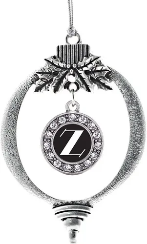 Vista 266 de Inspired Silver - Adorno de cromosoma 21 con dije de círculo de plata con joyas de circonita cúbica