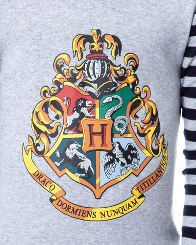 Vista 3 de Harry Potter Hogwarts Crest Wizarding World - Conjunto de pijama raglán para niño