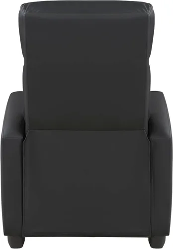 Vista 6 de Lexicon Barbal - Silla reclinable de piel sintética de 27 pulgadas de ancho, color negro