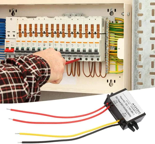 Vista 7 de Convertidor de voltios reductor: CA 10-28V a CC 12V (2A)