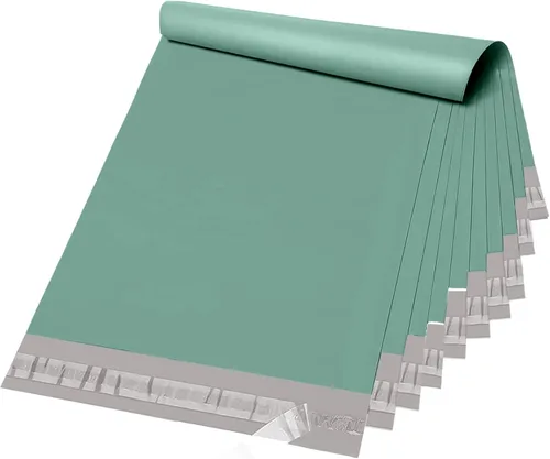 Vista 9 de Metronic Sobres de polietileno de 14.5 x 19 pulgadas, 100 unidades, bolsas de envío adhesivas fuertes para ropa, sobres de envío impermeables y a
