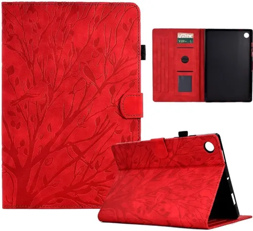 Vista 10 de Funda para Samsung Galaxy Tab A8 de 10.5 pulgadas modelo 2022 (SM-X200/X205/X207), función de encendido y apagado automático, cubierta plegable