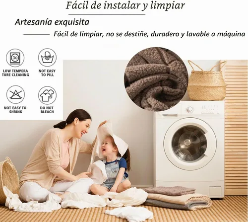 Vista 6 de Fundas de cojín para sofá seccional, fundas de sofá lavables de tela elástica gruesa de jacquard para sofá seccional, fundas de sofá para mascotas
