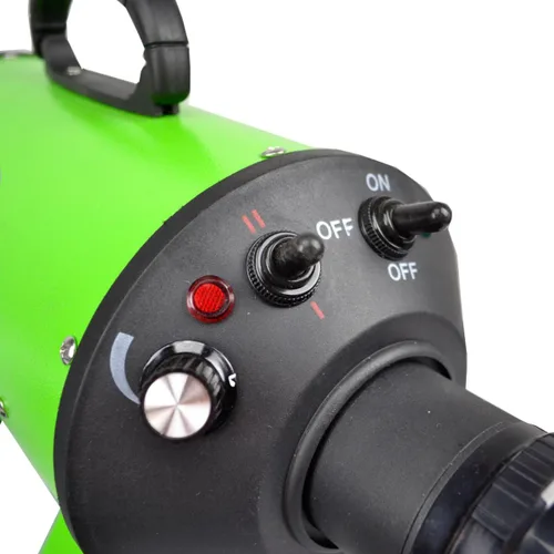 Vista 5 de Flying One High Velocity 4.0 HP Motor perro Pet Grooming Force secador w/calentador, Verde