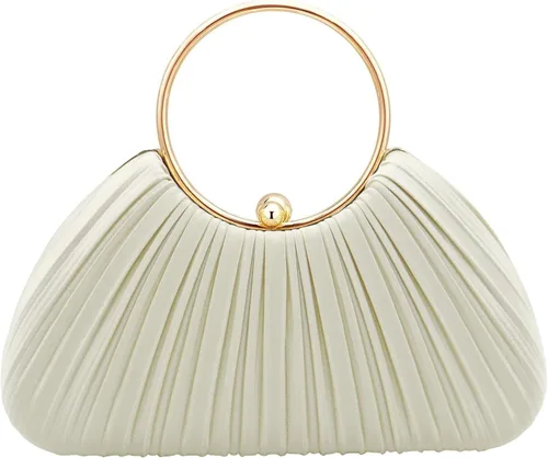 Vista 13 de Women Clutch Purse with Chain- Elegant Evening Bag for Wedding, Prom, Cocktail Party & Formal
