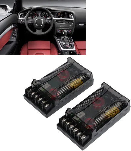 Vista 8 de Headerbs 2 vías coche crossover paquete 2 altavoz tweeter pasivo divisor cruzado con sobrecorriente 300 vatios HEADERBSQY7SGW1CHK