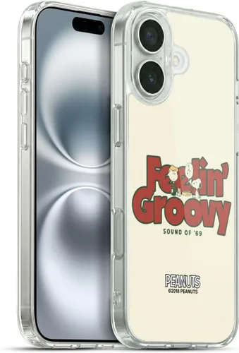 Vista 63 de Head Case Designs Funda de gel suave con licencia oficial de Peanuts Freak Flag Fly Woodstock 50th compatible con Apple iPhone 7 Plus/iPhone 8 Plus