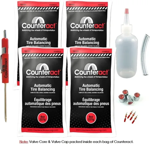 Vista 8 de Counteract DIYK-3 - Kit de cuentas de equilibrio de neumáticos y ruedas, neumáticos ligeros para camiones, (4) bolsas de cuentas de bricolaje de 3
