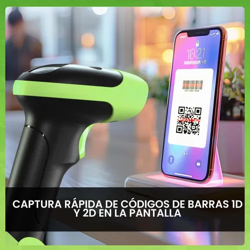 Vista 5 de Lector de escáner de código de barras 2D USB portátil NetumScan