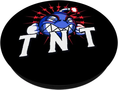 Vista 2 de Divertido diseño de bomba - bomba con TNT - PopSockets de dinamita explosiva PopSockets intercambiables