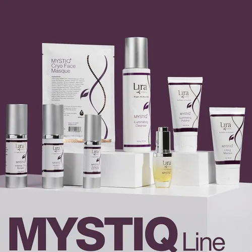 Vista 7 de Lira Clinical MYSTIQ iLuminating Cleanser – Lavado facial hidratante con vitamina C, células madre de planta naranja y extractos de plantas