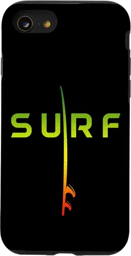 Vista 13 de Funda retro retro para iPhone 14 Surf Board Surfing Beach