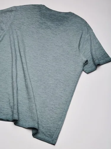 Vista 4 de GUESS Camiseta de manga corta con cuello redondo para hombre