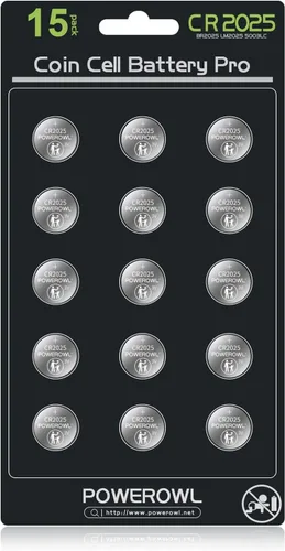 Vista 6 de PowerOWL CR1220 - Batería de litio de 3 V (15 unidades)