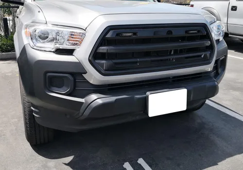 Vista 8 de iJDMTOY Kit de luces LED ámbar de lente ahumada compatible con Toyota Tacoma 2012 en adelante, juego central de 2 lámparas de marcador con cableado