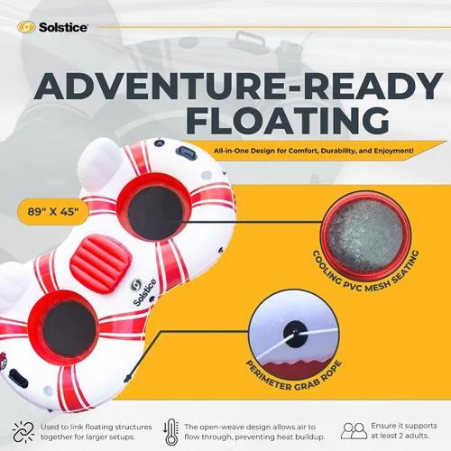 Vista 2 de Solstice Inflatable Tube Float