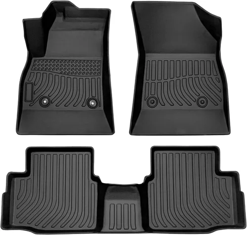 Vista 25 de HAFIDI® - Tapetes para auto con almacenamiento debajo del asiento, para todo clima, antideslizantes, de elastómero termoplástico, para la primera