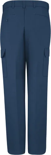 Vista 2 de Pantalones cargo industriales Red Kap para hombre, resistente a las manchas, de calce relajado Azul marino
