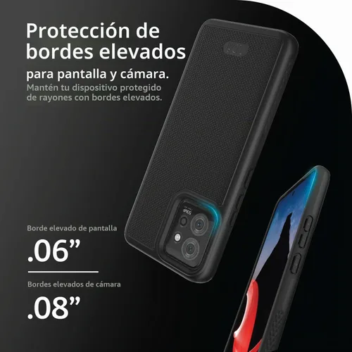 Vista 5 de TUDIA DualShield Grip - Funda protectora diseñada para Motorola ThinkPhone (2023), [MergeGrip] de doble capa a prueba de golpes, delgada, de grado