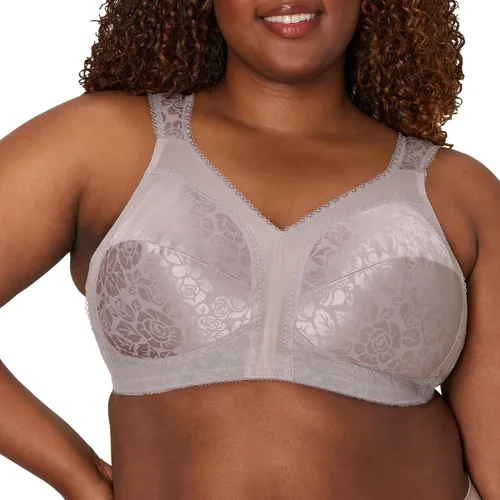 Vista 11 de Playtex Brasier inalámbrico para mujer, sujetadores de talla grande de 18 horas disponibles, cobertura completa, alisado, 4693, paquete individual